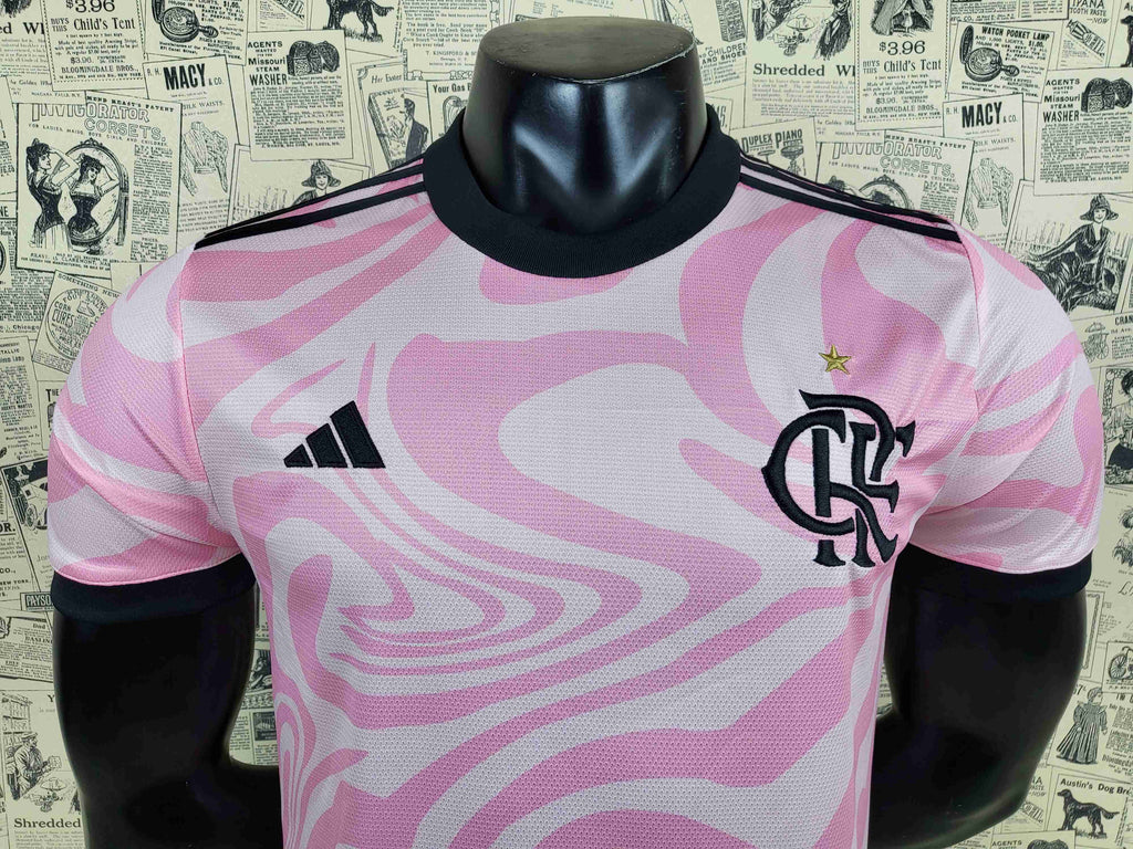 Camisa Flamengo Rosa 23/24 (Versão Torcedor) | EDIÇÃO ESPECIAL