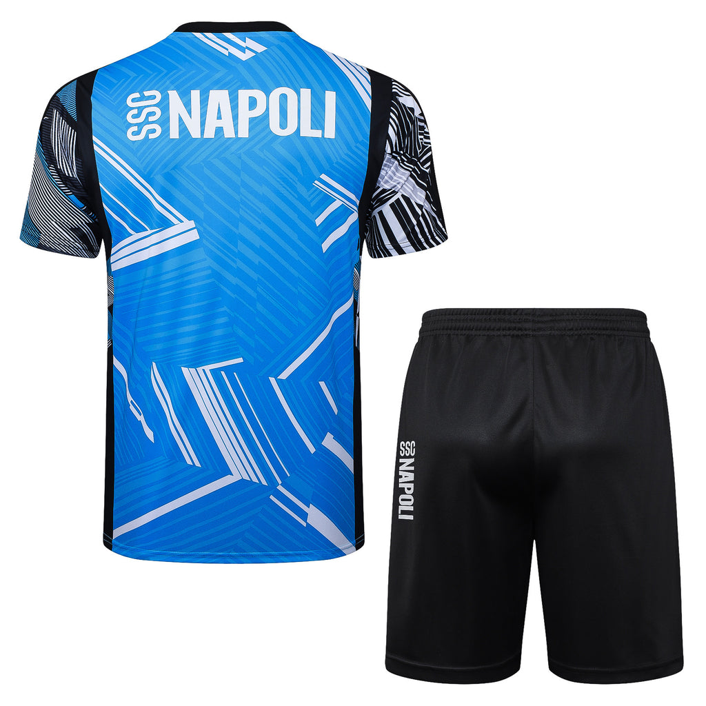 Kit Pre-Treino SSC Napoli Adulto/Infantil (Versão Torcedor)