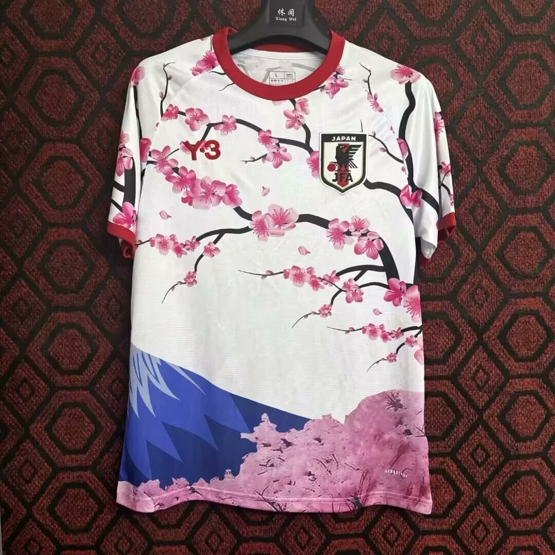 Camisa Seleção do Japão "Y-3 Pink Tree" 24/25 (Versão Torcedor) | EDIÇÃO ESPECIAL