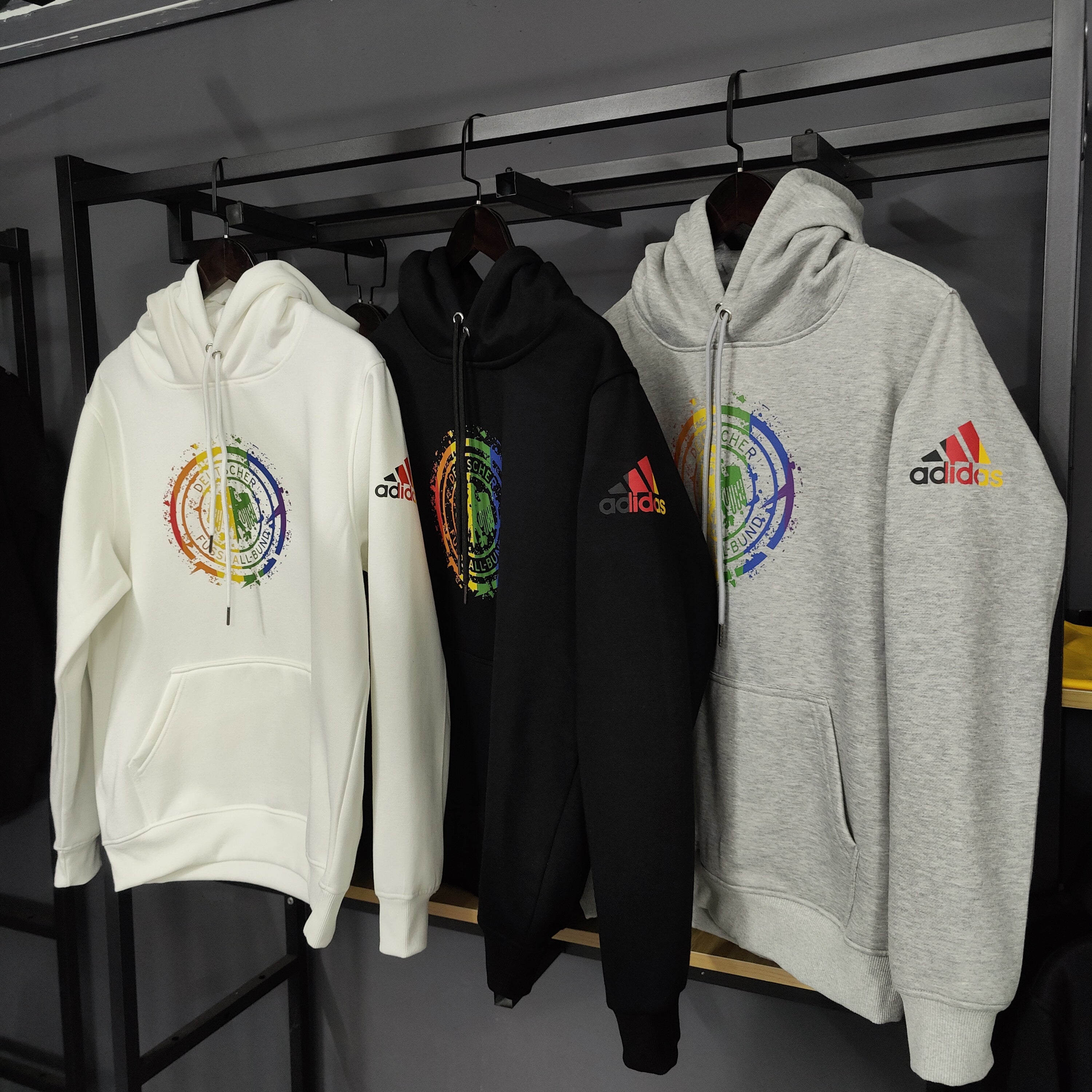 Germany National Team Sweatshirt | Rainbow Chest Logo