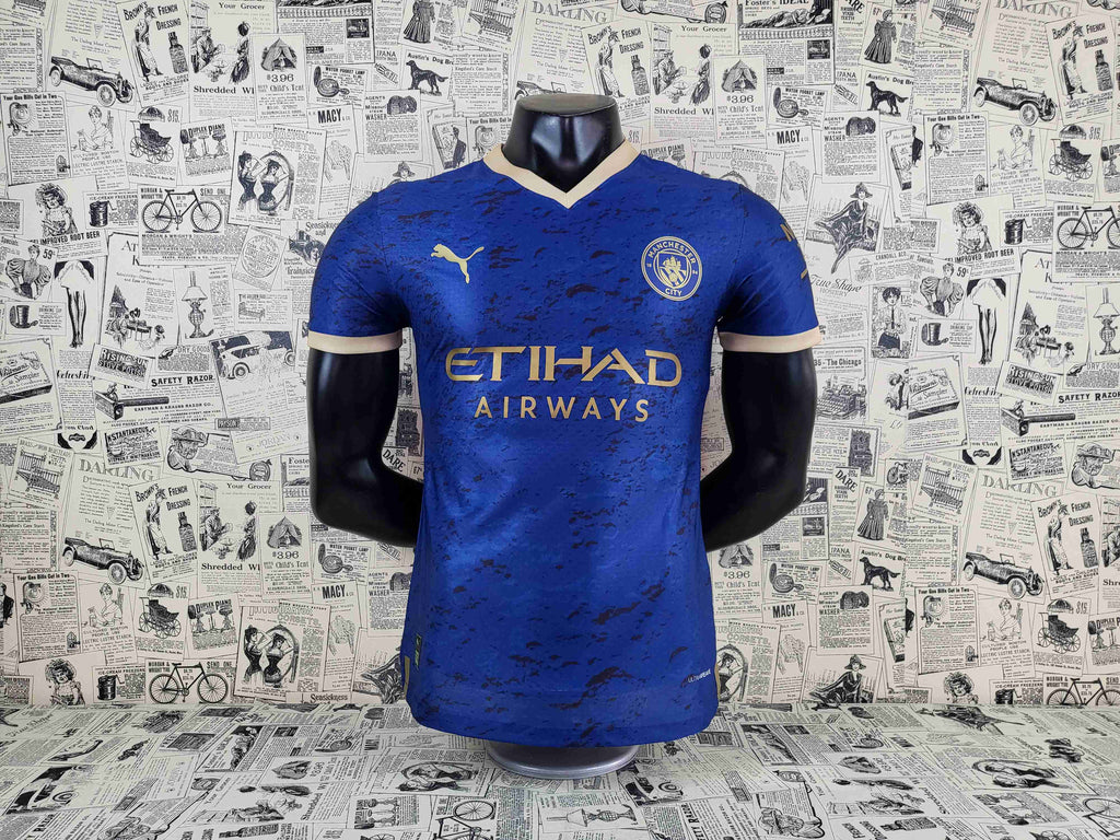 Camisa Manchester City "Blue Edition" 23/24 (Versão Jogador) | EDIÇÃO ESPECIAL