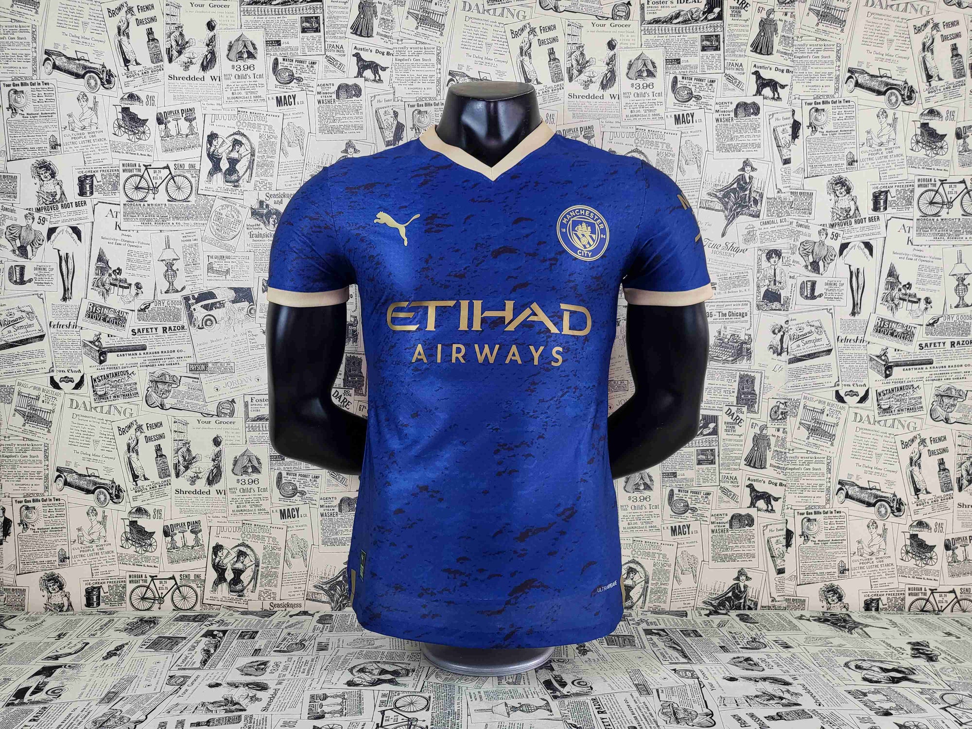 Camisa Manchester City "Blue Edition" 23/24 (Versão Jogador) | EDIÇÃO ESPECIAL