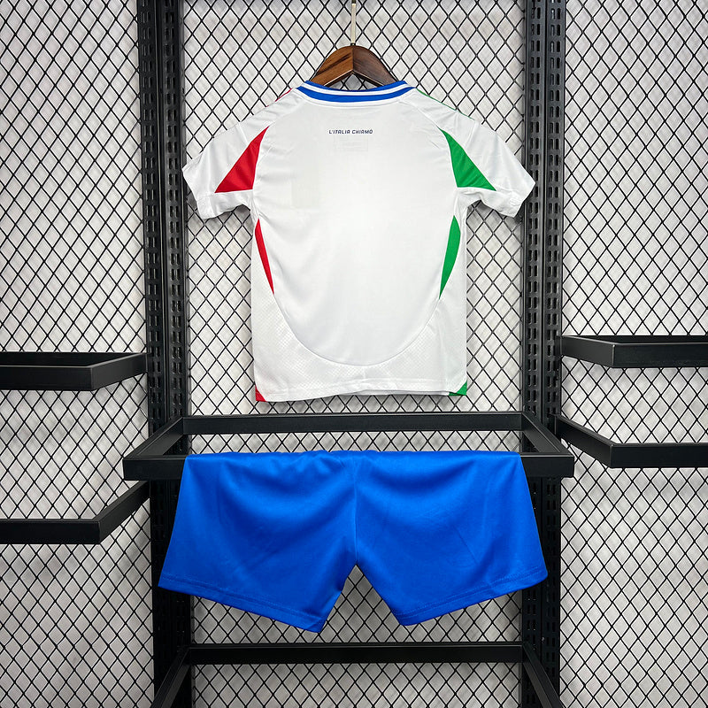 Kids Italy 2024∕25 Euro Away Kids Kit(0F2F)