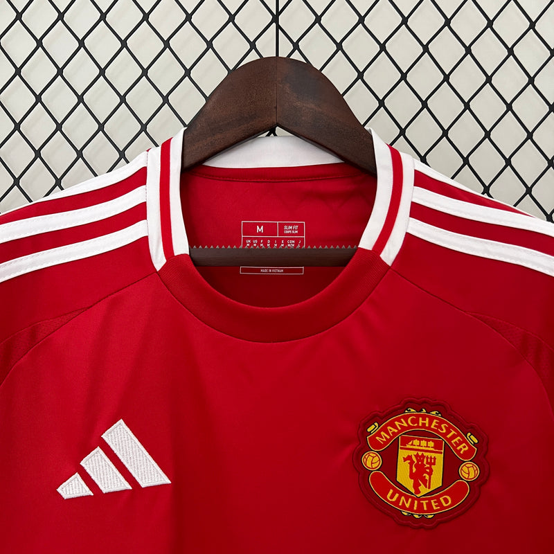 Camisa Manchester United 24/25 Home (Versão Torcedor)