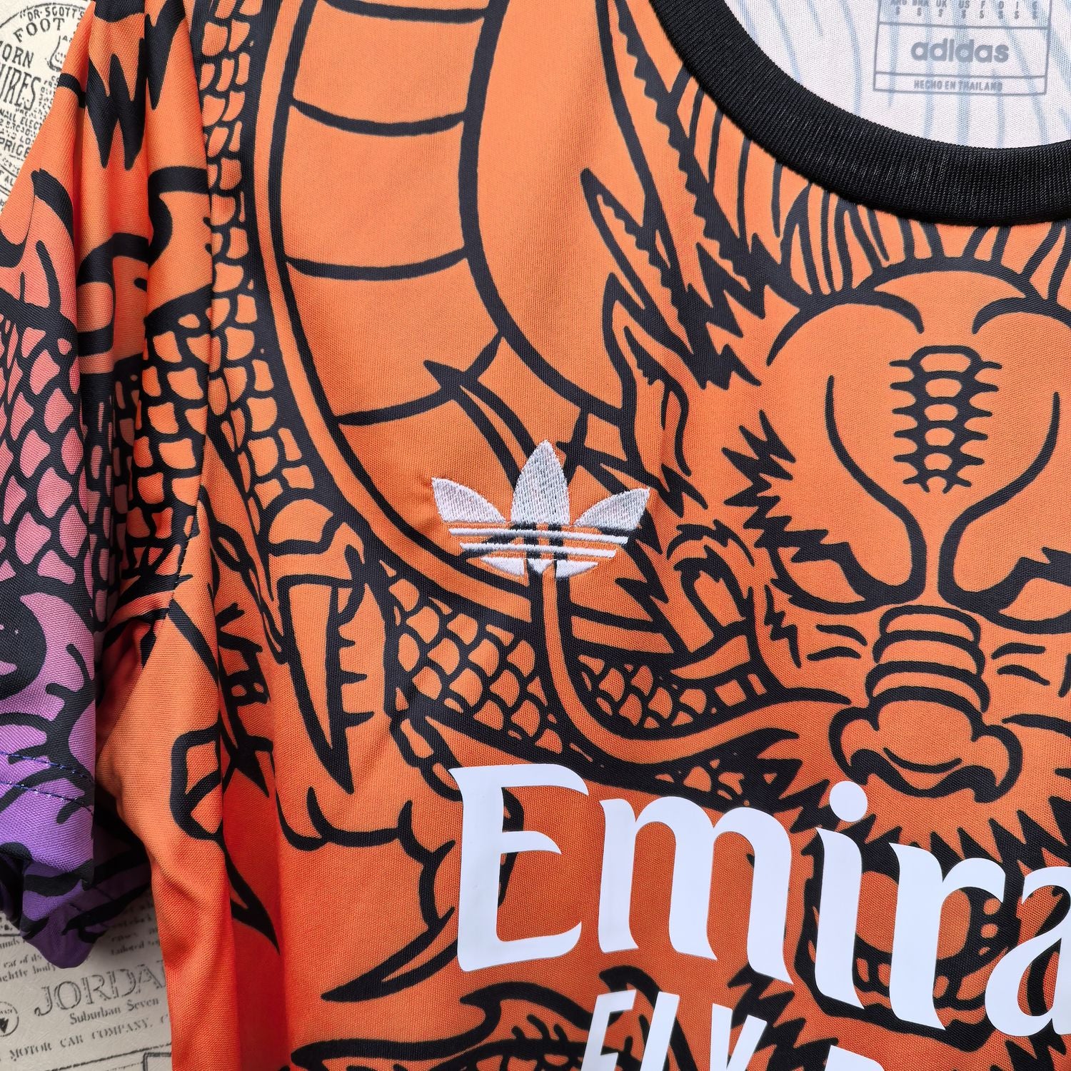 Camisa Real Madrid "Orange Dragon" 24/25 (Versão Torcedor) | EDIÇÃO ESPECIAL