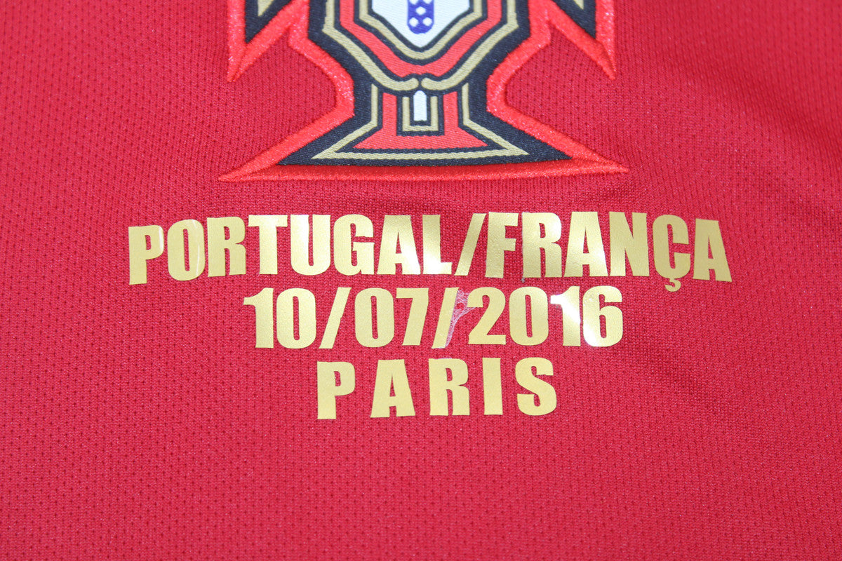 Camisa Seleção Portuguesa Home 2016 (Versão Manga Longa Torcedor Retrô)