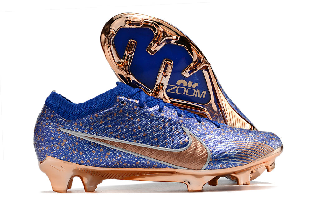 Chuteira de Campo Nike AIR Zoom Mercurial Vapor 15 Elite Blue and Bronze Nugget | Football Boots