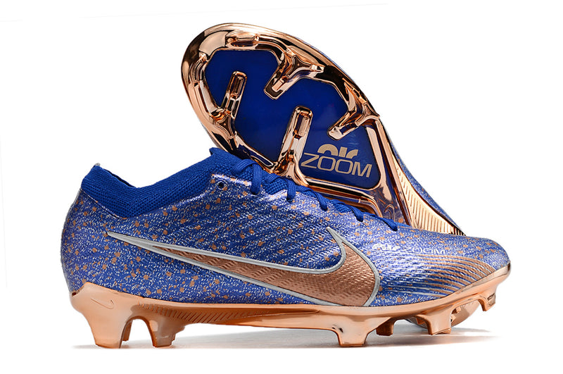 Chuteira de Campo Nike AIR Zoom Mercurial Vapor 15 Elite Blue and Bronze Nugget | Football Boots