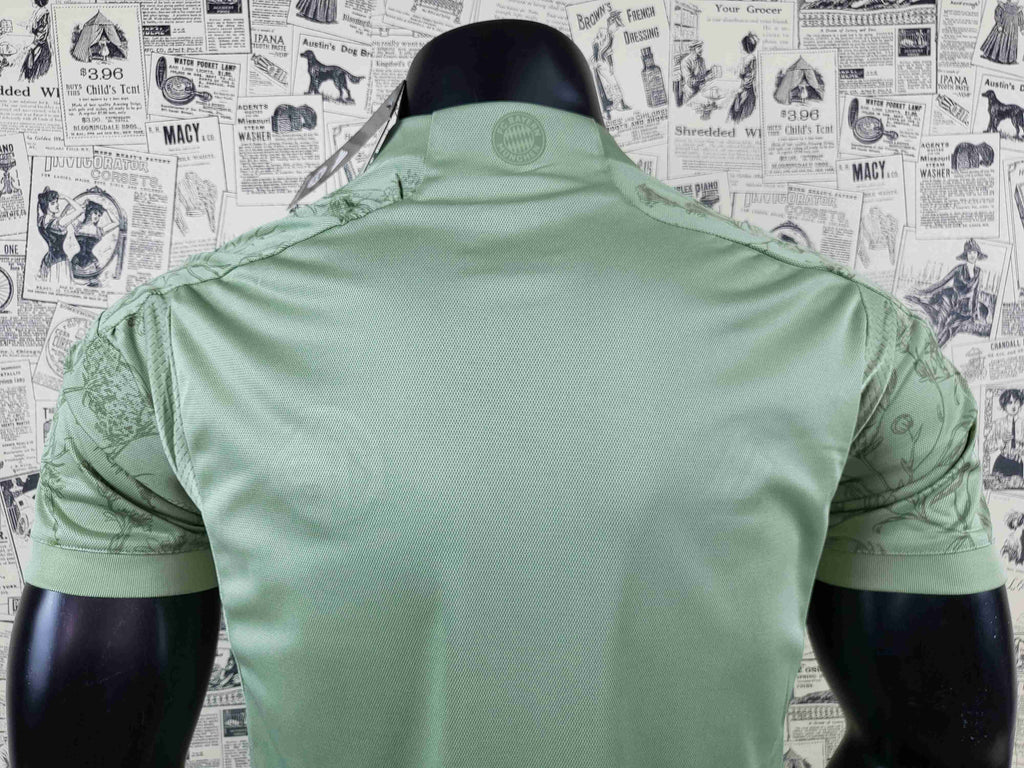 Camisa FC Bayern Munich "Green Flower" 23/24 (Versão Torcedor) | EDIÇÃO ESPECIAL