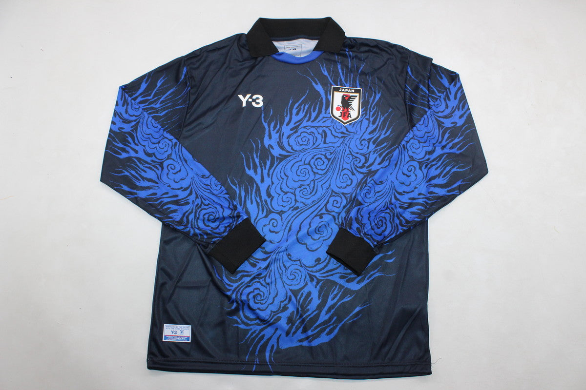 Camisa Seleção do Japão "Y-3 Blue" 24/25 (Versão Manga Longa Torcedor) | EDIÇÃO ESPECIAL
