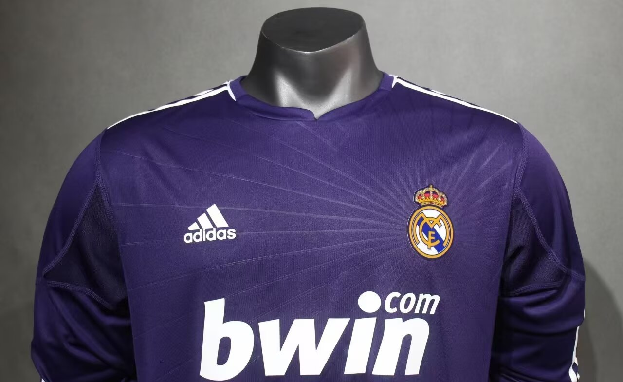 Camisa Real Madrid Third 10/11 (Versão Manga Longa Jogador Retrô)