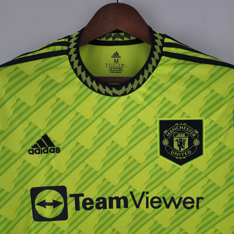 Camisa Manchester United Third 22/23 (Versão Manga Longa Torcedor Retrô)