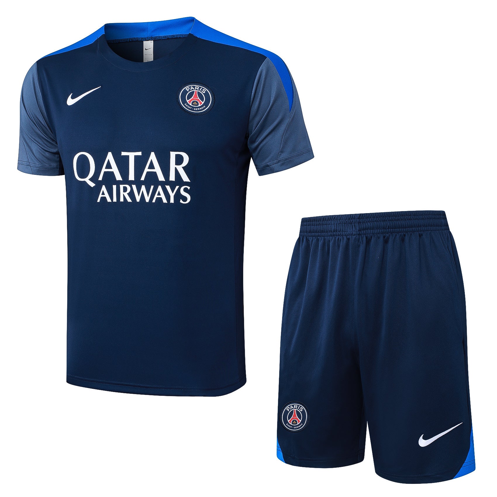 Kit Pre-Treino Paris Saint-Germain F.C. Conjunto Adulto/Infantil (Versão Torcedor)