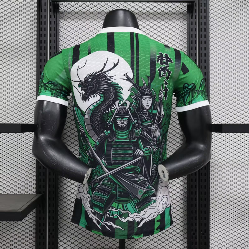 Camisa Seleção do Japão "Green Team Samurai" 24/25 (Versão Jogador) | EDIÇÃO ESPECIAL