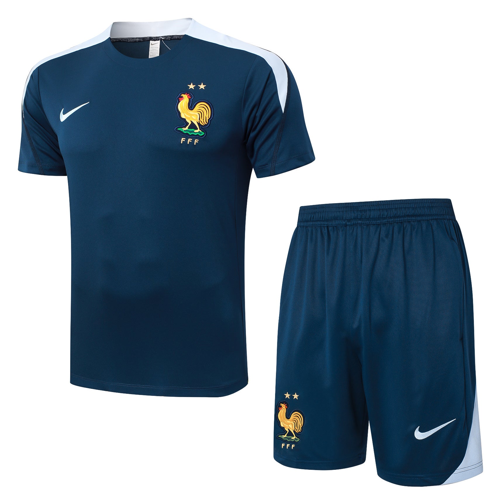 Kit Pre-Treino Seleção da França Adulto/Infantil (Versão Torcedor)