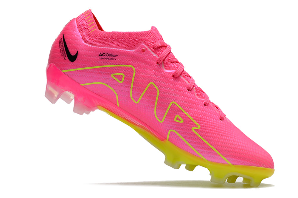 Chuteira de Campo Nike AIR Zoom Mercurial Vapor 15 Elite Pink/Yellow | Football Boots