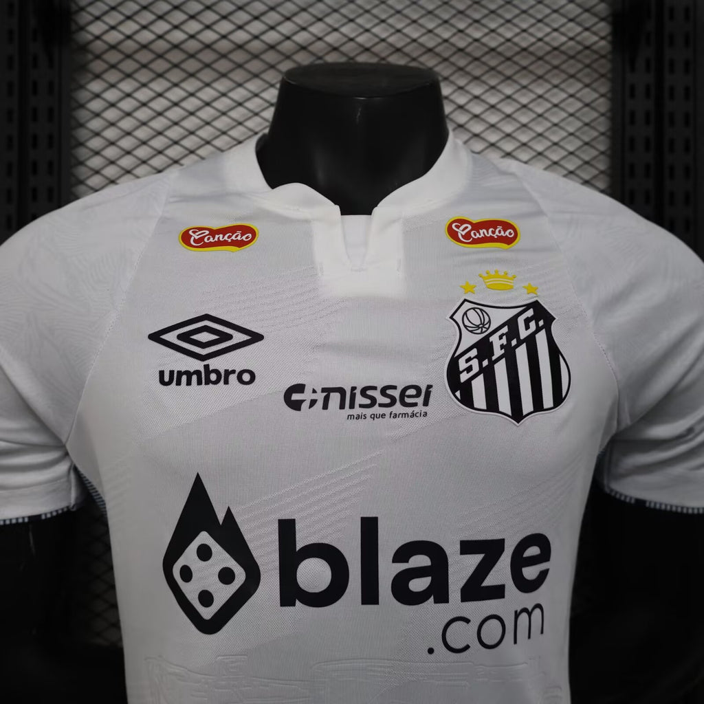 Camisa Santos Home 2025 (Versão Jogador) - Patrocinada