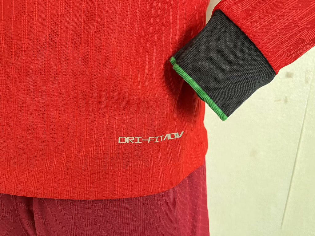 Camisa Seleção Portuguesa Home 2024 (Versão Manga Longa Jogador)