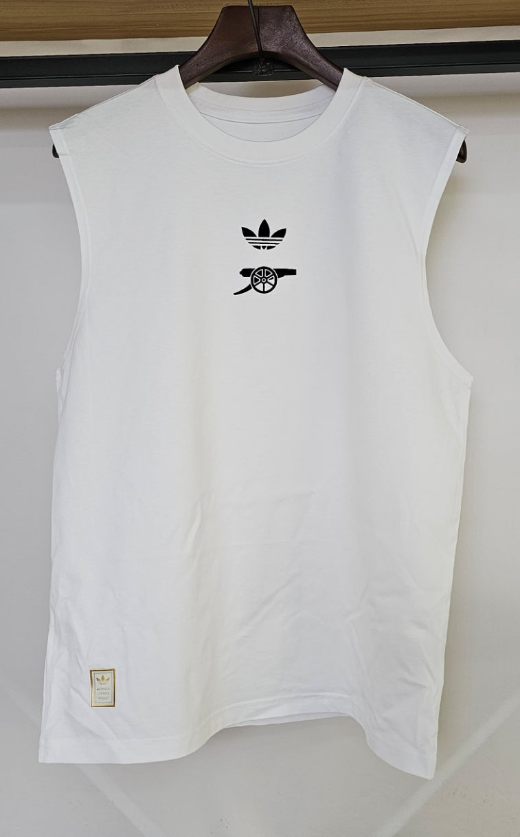 Camisa Regata Casual Arsenal F.C. "White Logo" | Moda Esportiva