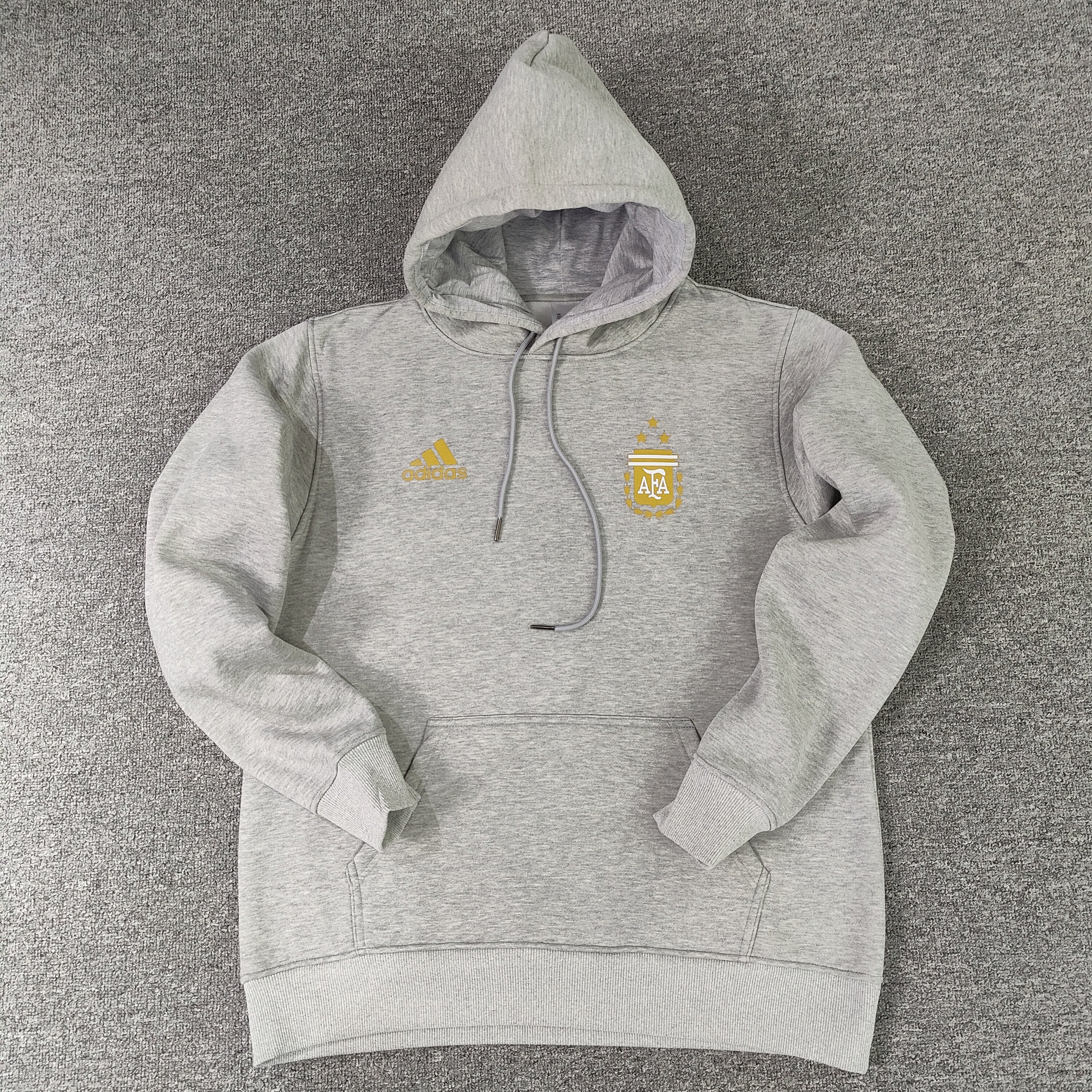 Argentina National Team Sweatshirt | Gold Logo / Messi Style