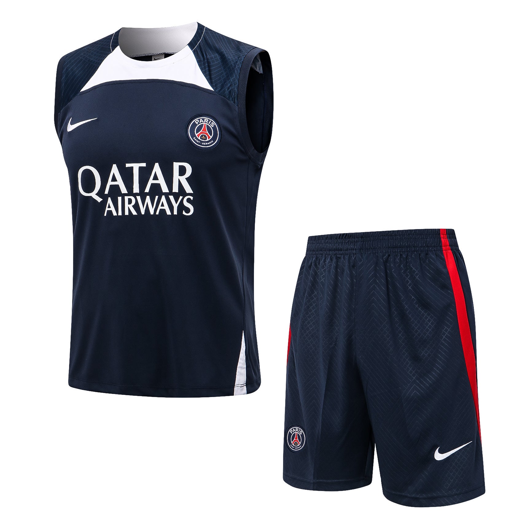 Kit Pre-Treino Paris Saint-Germain F.C. Conjunto Adulto/Infantil (Versão Torcedor)