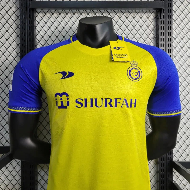 Camisa Al-Nassr FC 22/23 Home (Versão Jogador Retrô)
