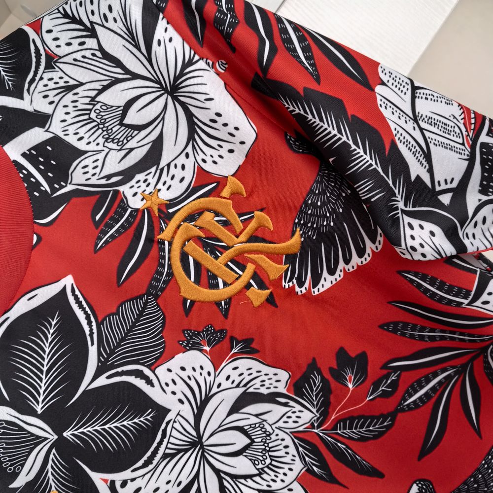 Camisa Flamengo "Red Tropical" 24/25 (Versão Torcedor) | EDIÇÃO ESPECIAL