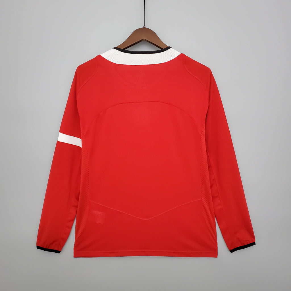 Camisa Manchester United Home 04/05 (Versão Manga Longa Retrô)