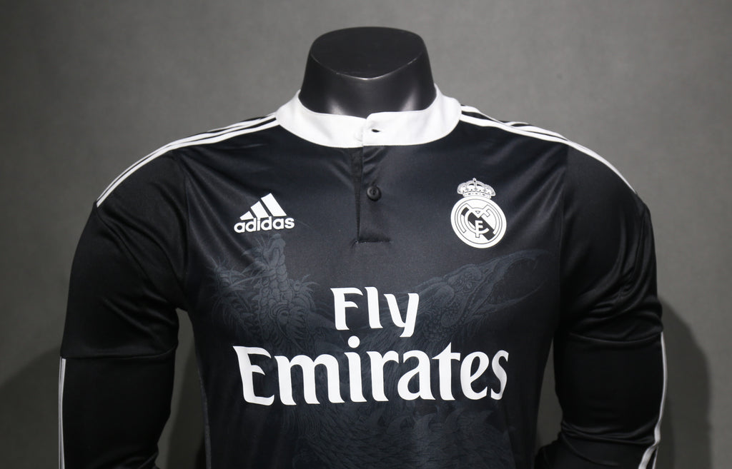 Camisa Real Madrid Third 14/15 (Versão Manga Longa Jogador Retrô)