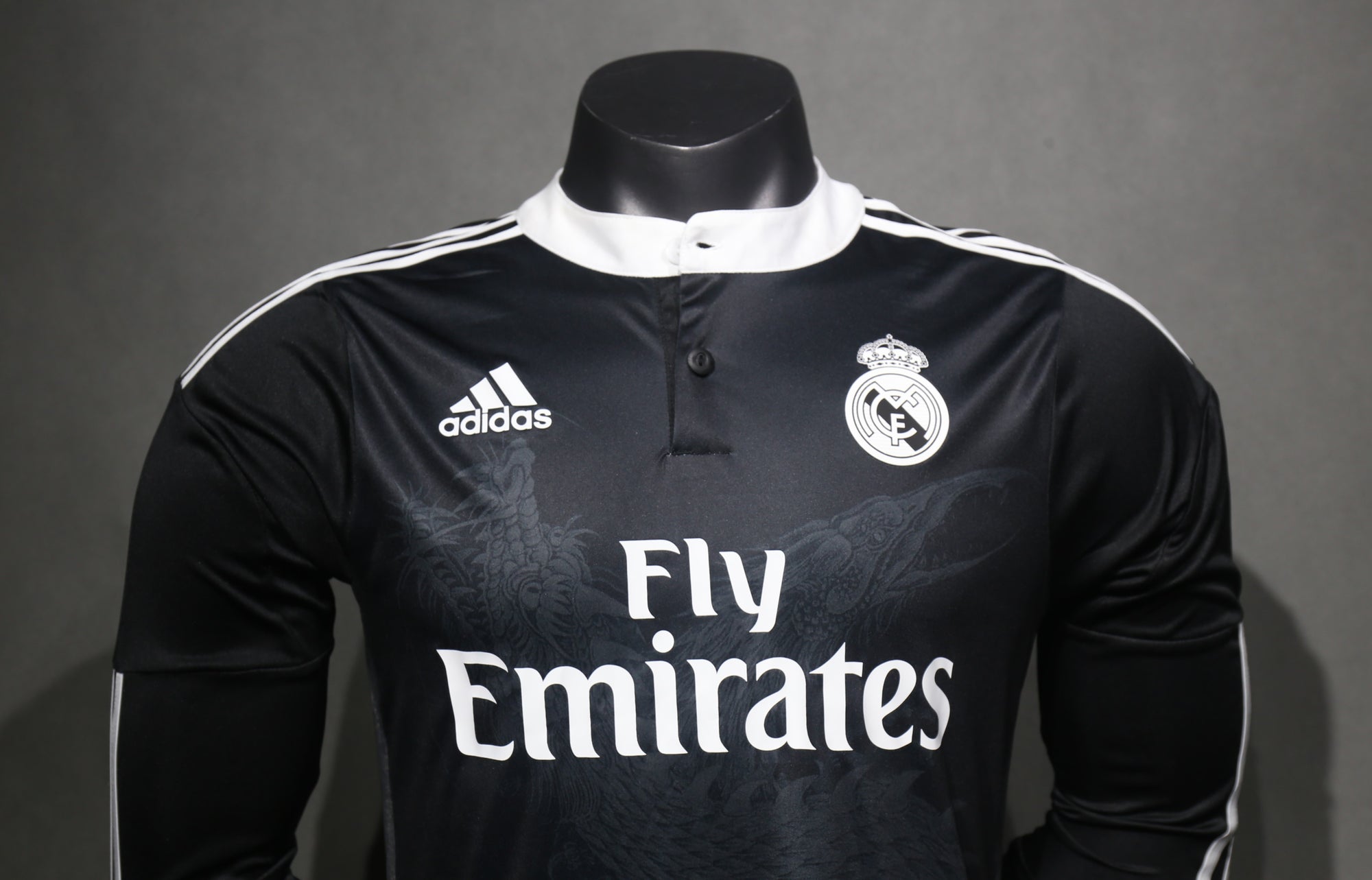 Camisa Real Madrid Third 14/15 (Versão Manga Longa Jogador Retrô)