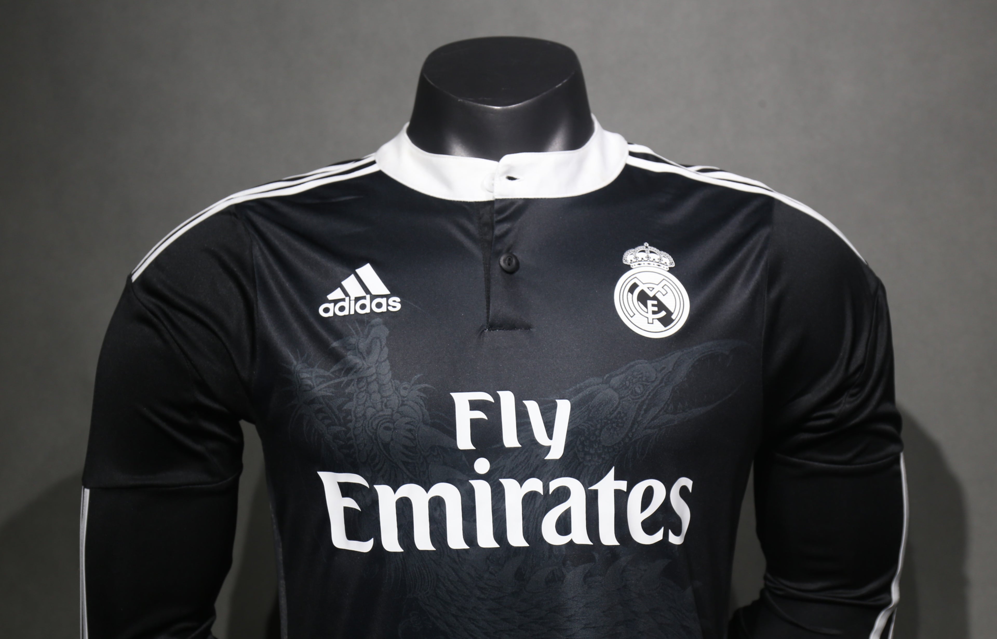 Camisa Real Madrid Third 14/15 (Versão Manga Longa Jogador Retrô)