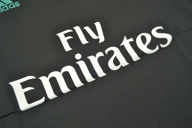Camisa Real Madrid Away 17/18 (Versão Manga Longa Torcedor Retrô)