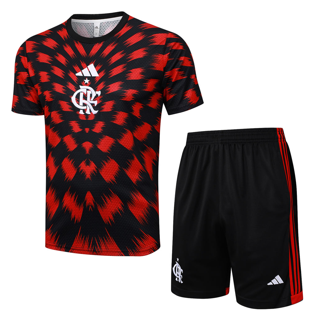Kit Pre-Treino CR Flamengo Conjunto Adulto/Infantil (Versão Torcedor)