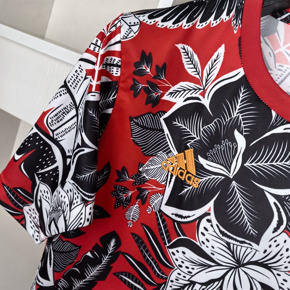 Camisa Flamengo "Red Tropical" 24/25 (Versão Torcedor) | EDIÇÃO ESPECIAL