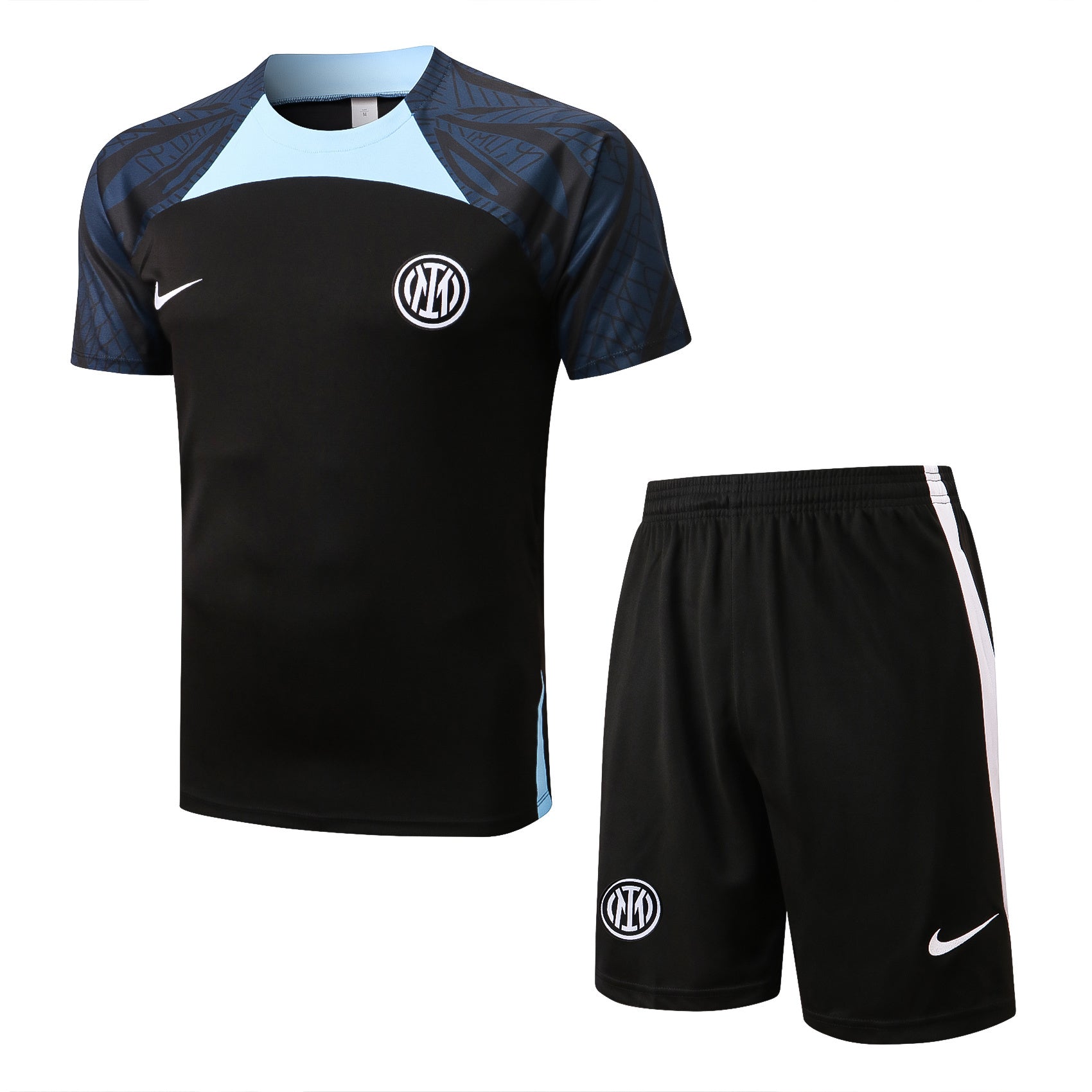 Kit Pre-Treino Inter Milan Conjunto Adulto/Infantil (Versão Torcedor)