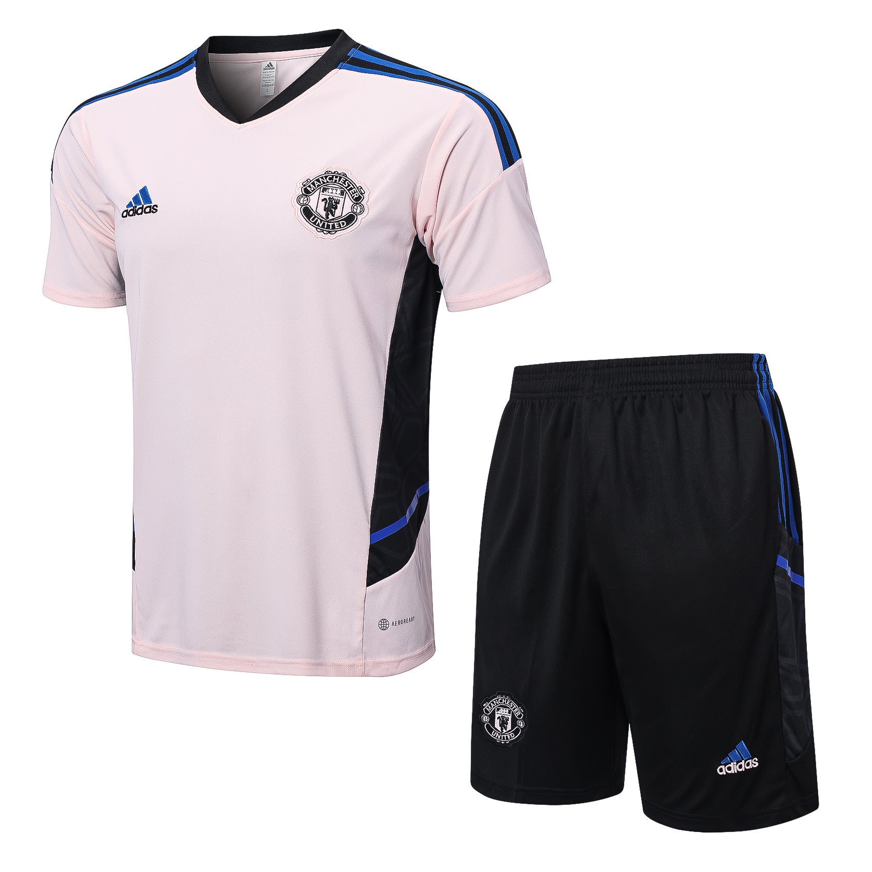 Kit Pre-Treino Manchester United F.C. Conjunto Adulto/Infantil (Versão Torcedor)