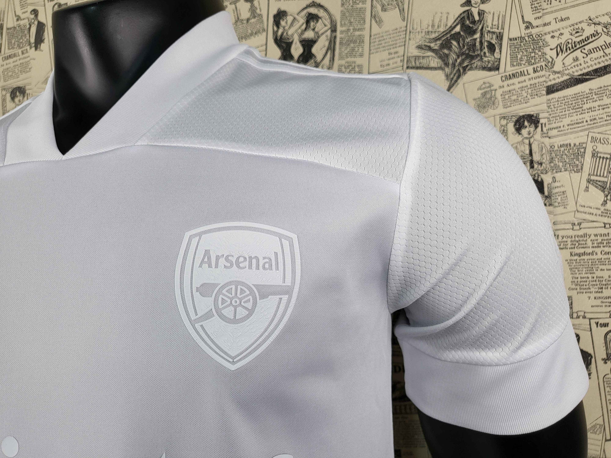 Camisa Arsenal F.C. "All White" 23/24 (Versão Torcedor) | EDIÇÃO ESPECIAL