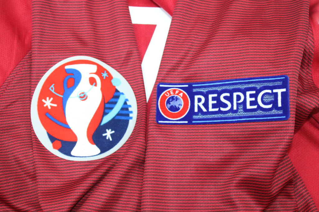 Camisa Seleção Portuguesa Home 2016 (Versão Manga Longa Torcedor Retrô)