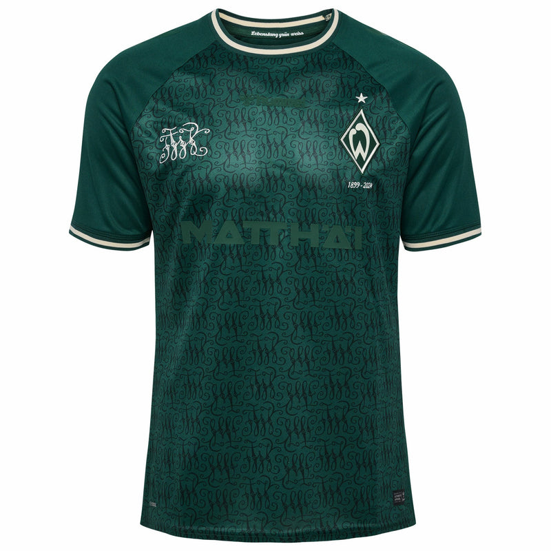 Camisa Hummel Werder Bremen 125º aniversário 23/24 s/n° Torcedor Masculino - Verde