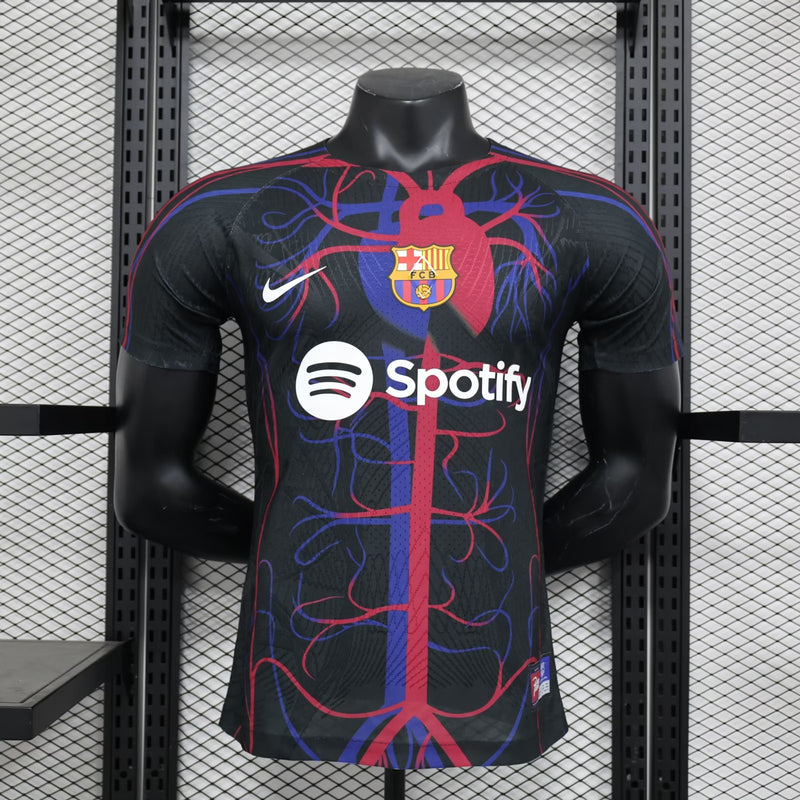 Camisa FC Barcelona "The Heart" 24/25 (Versão Jogador) | EDIÇÃO ESPECIAL
