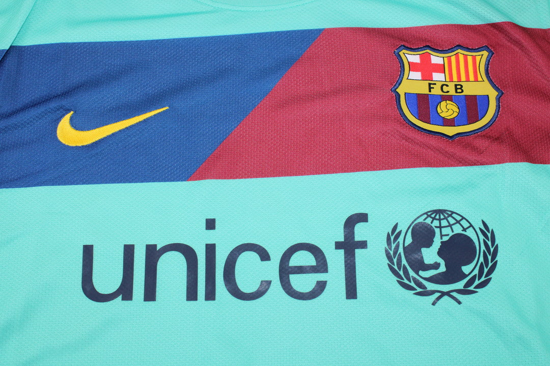 Camisa Barcelona Away 10/11 (Versão Manga Longa Retrô)