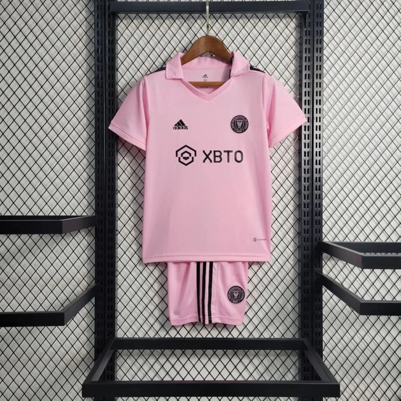 Kit Inter Miami Home Conjunto Infantil 2023 (Versão Torcedor)