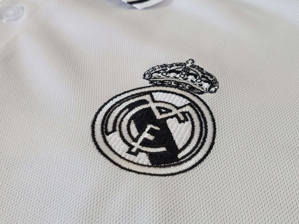 Camisa Real Madrid "White Polo Style" 23/24 (Versão Torcedor) | EDIÇÃO ESPECIAL