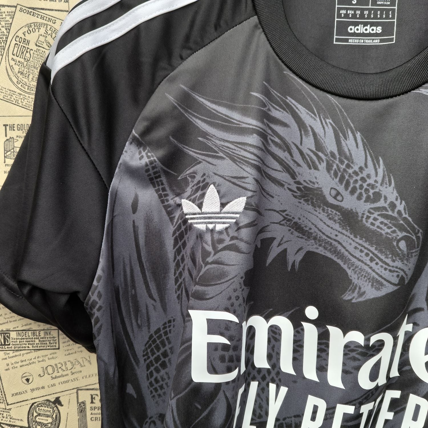 Camisa Real Madrid "Black Dragon" 24/25 (Versão Torcedor) | EDIÇÃO ESPECIAL