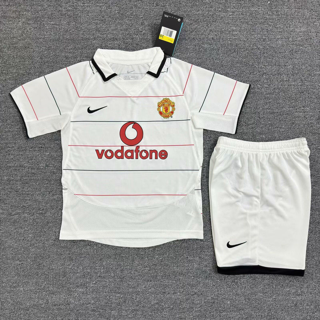 Camisa Manchester United Third 03/06 Conjunto Infantil (Versão Retrô)