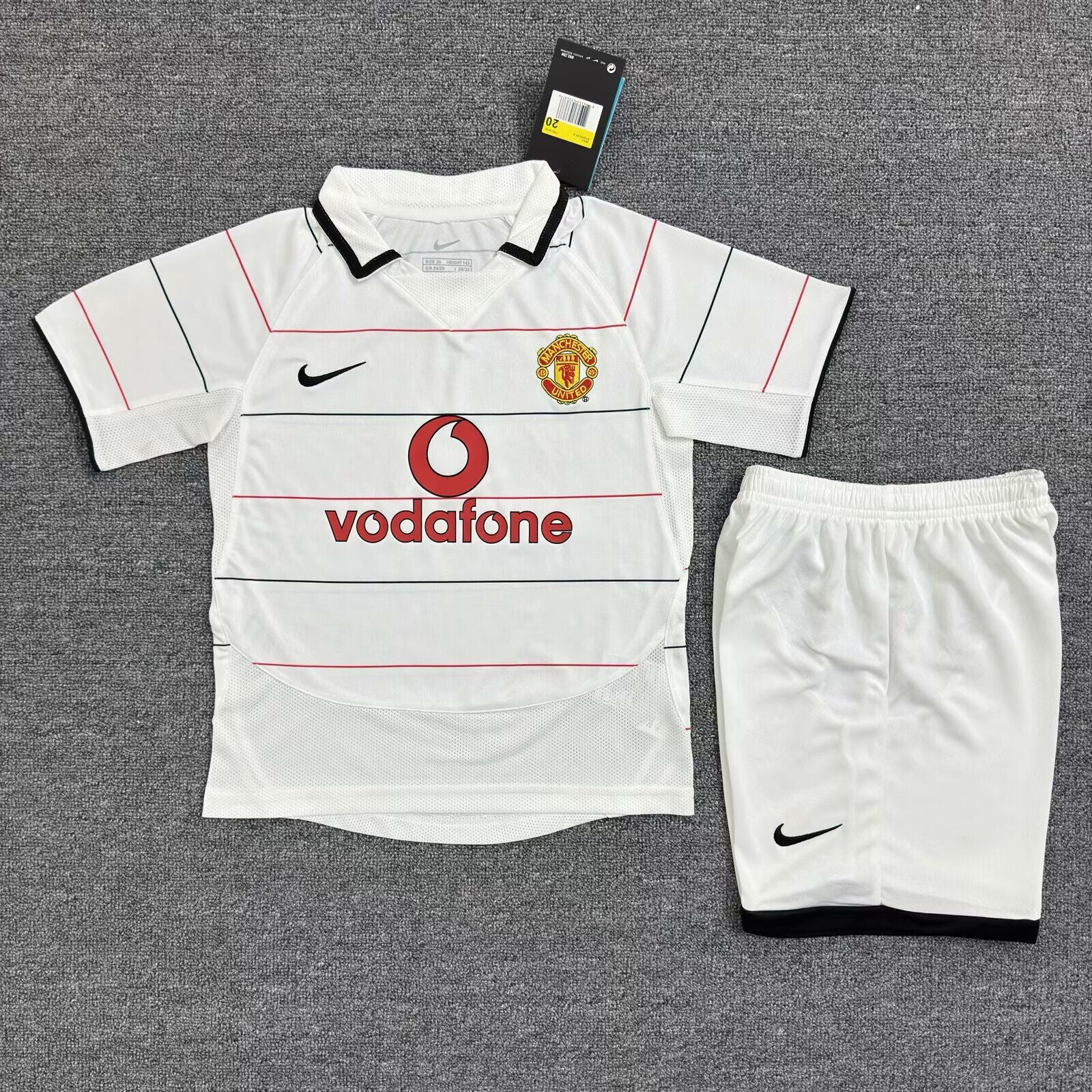 Camisa Manchester United Third 03/06 Conjunto Infantil (Versão Retrô)