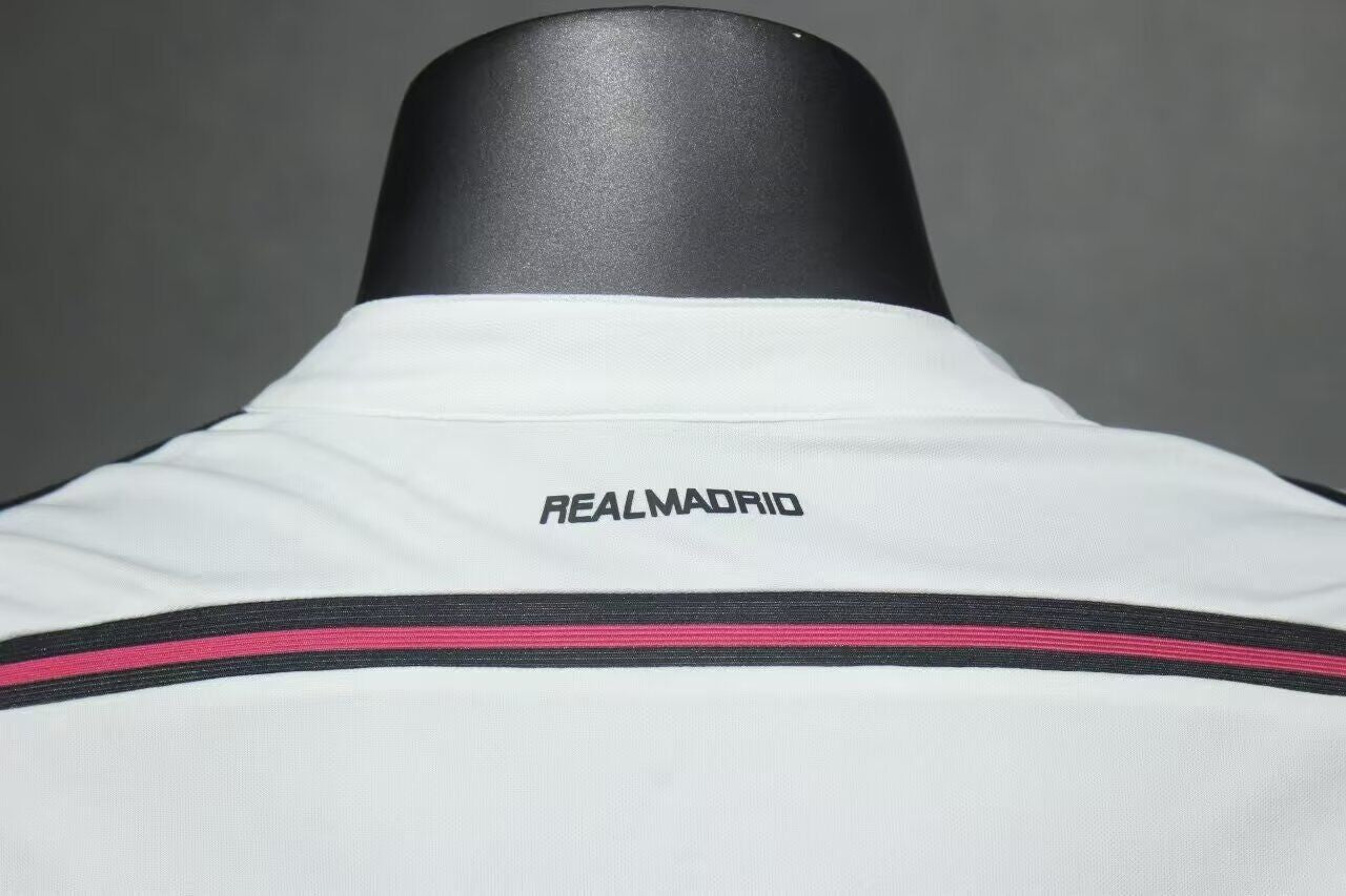 Camisa Real Madrid Home 14/15 (Versão Manga Longa Jogador Retrô)