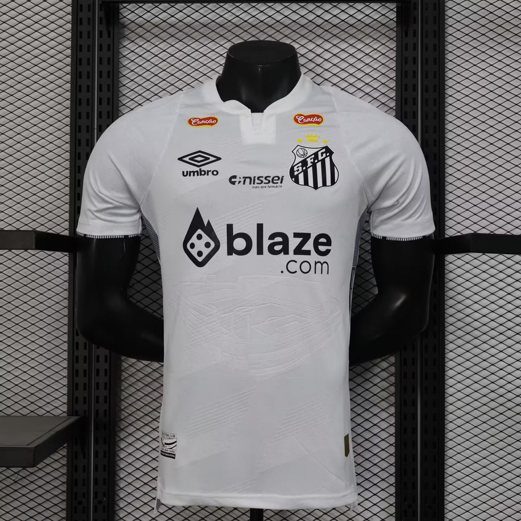 Camisa Santos Home 2025 (Versão Jogador) - Patrocinada