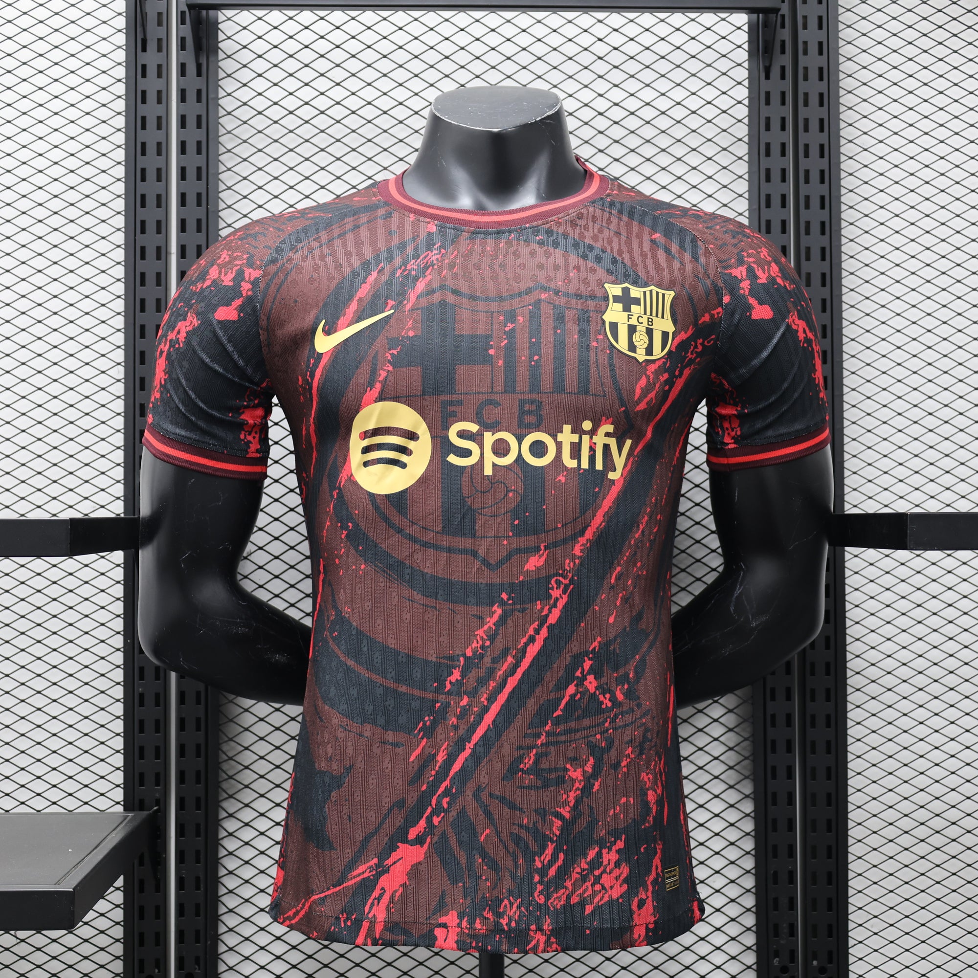 Camisa FC Barcelona "Dark Red Style" (Versão Jogador) | EDIÇÃO ESPECIAL