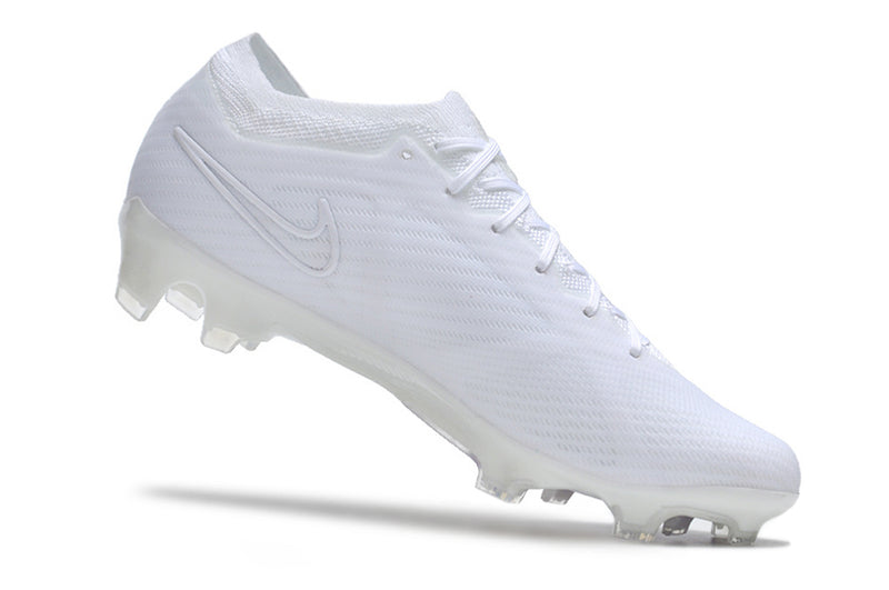 Chuteira de Campo Nike Air Zoom Mercurial Vapor 15 Elite FG All White| Football Boots